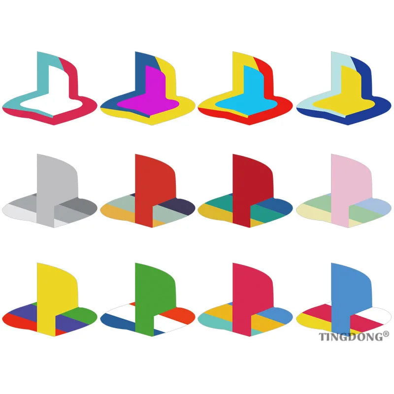 For PS5 Console Custom 12 PCS Vinyl Decal Skin Sticker For PS5 Glossy Logo Underlay For PS5 Disk Digital Version Accessories