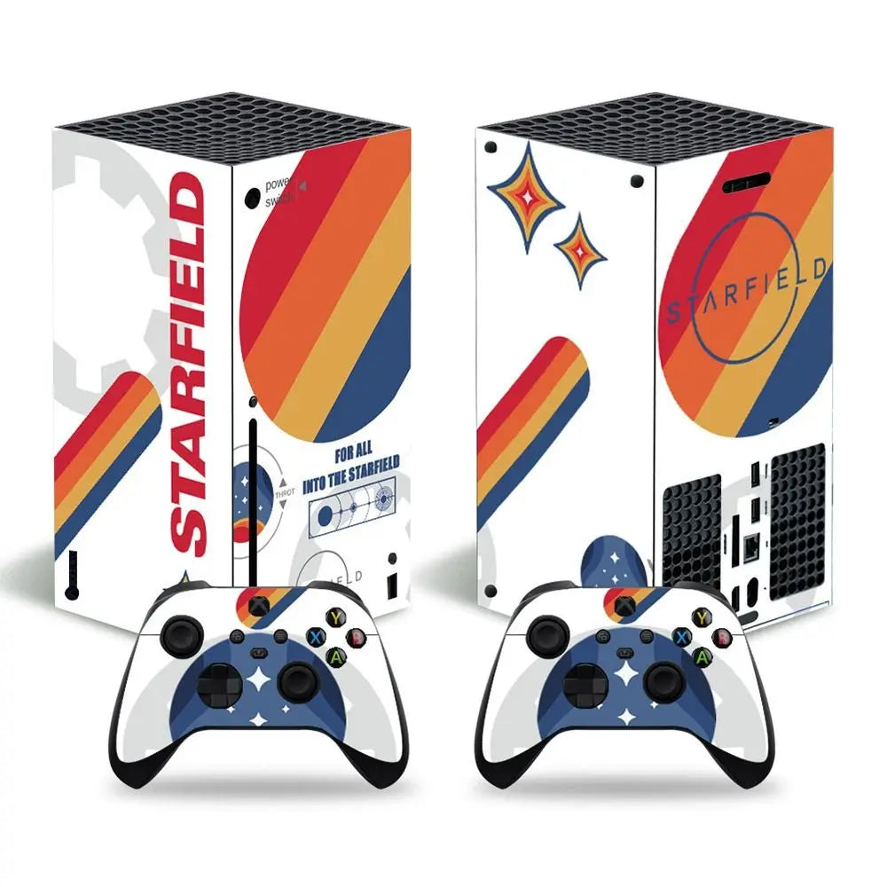 Starfield Custom Vinyl Decals for Series X Console & Controller
