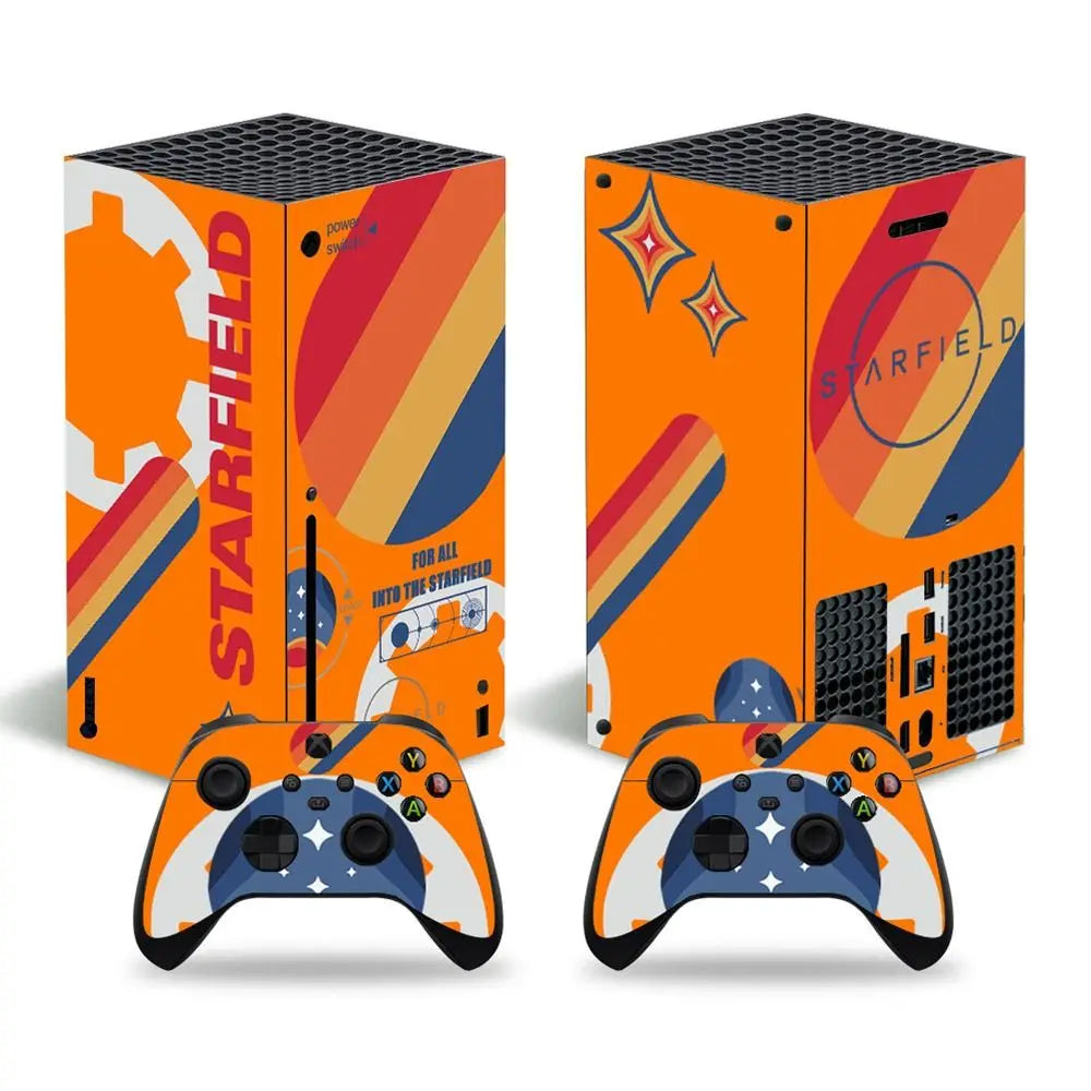 Starfield Custom Vinyl Decals for Series X Console & Controller