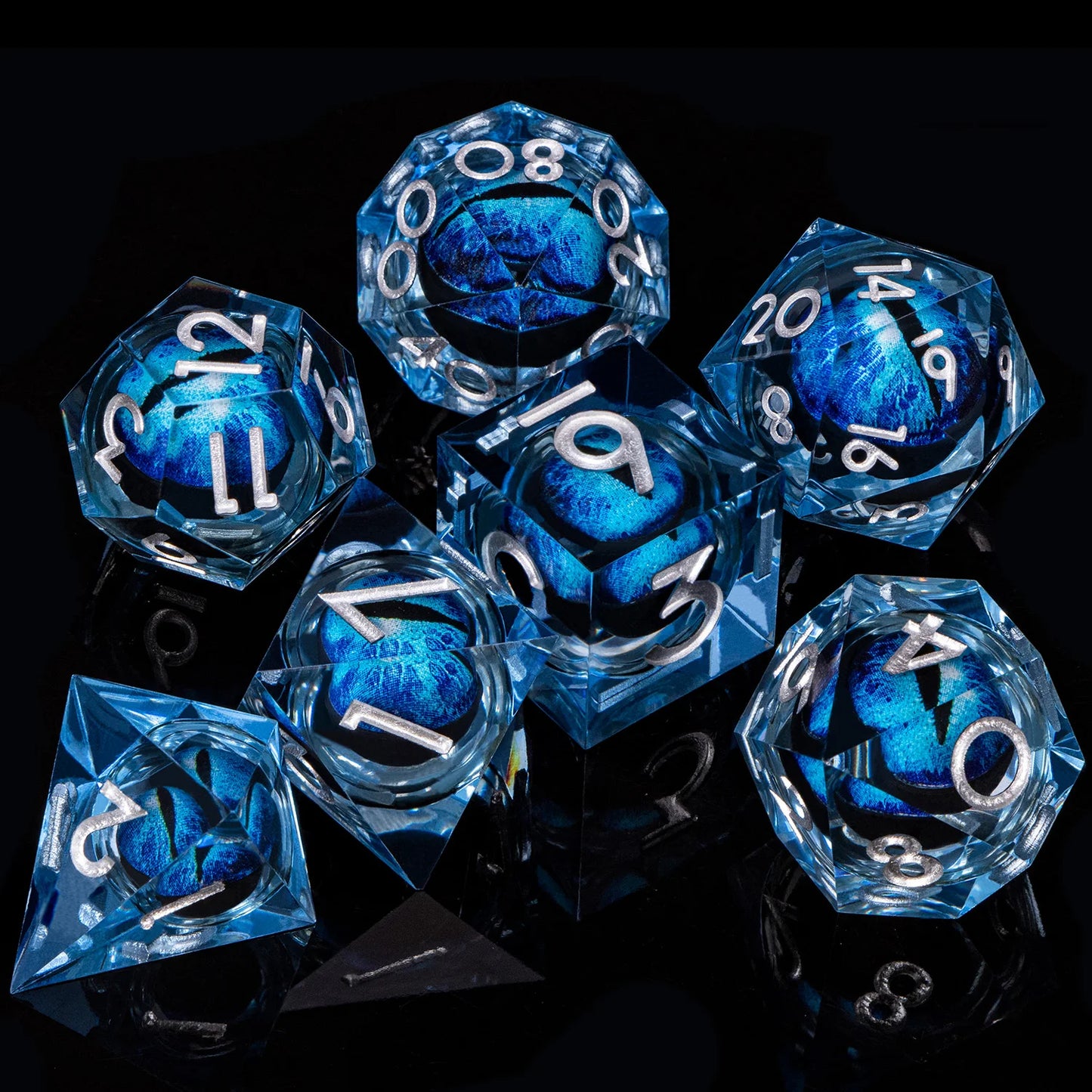 DnD D20 Liquid Eye/Ring/Sphere Dice Sets