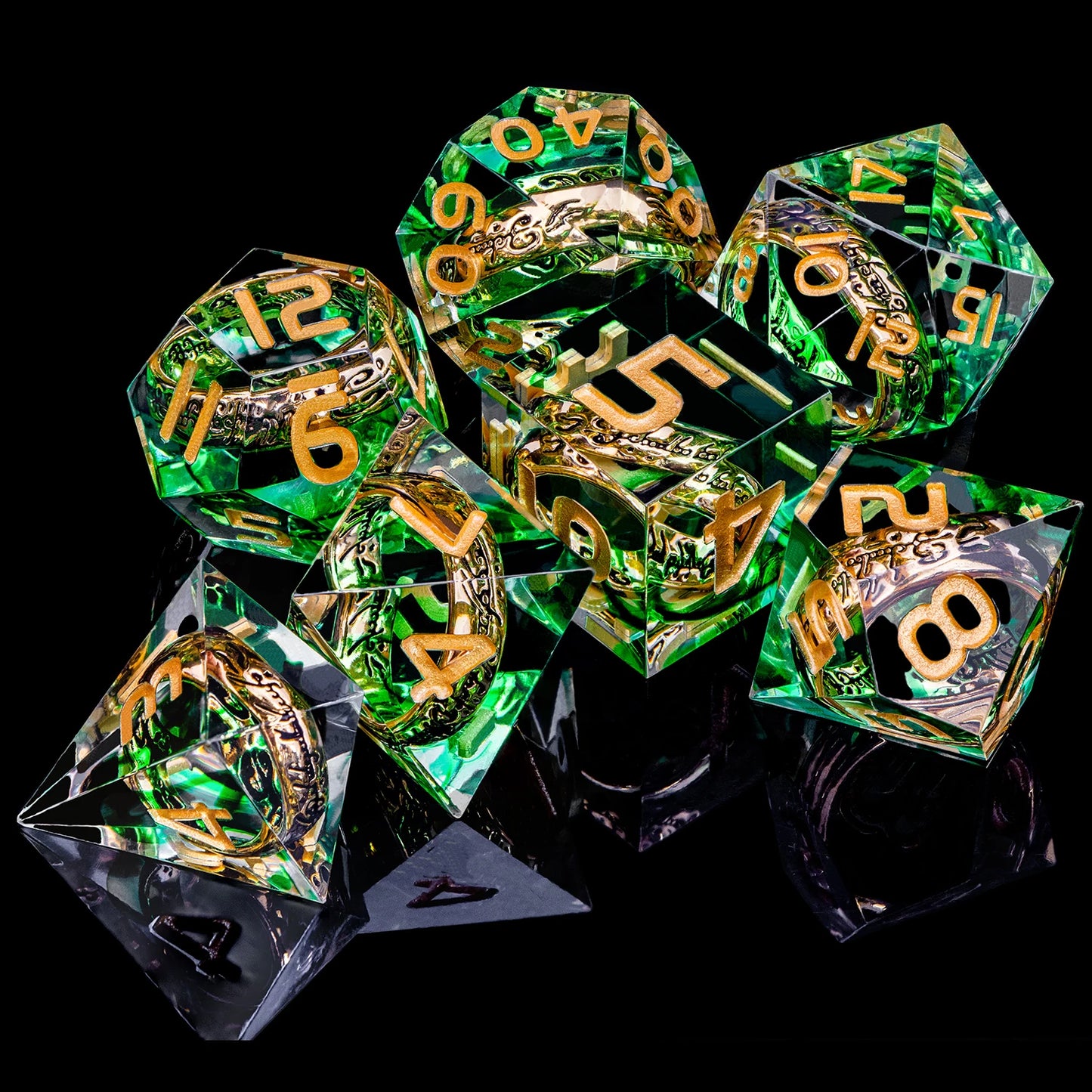 DnD D20 Liquid Eye/Ring/Sphere Dice Sets