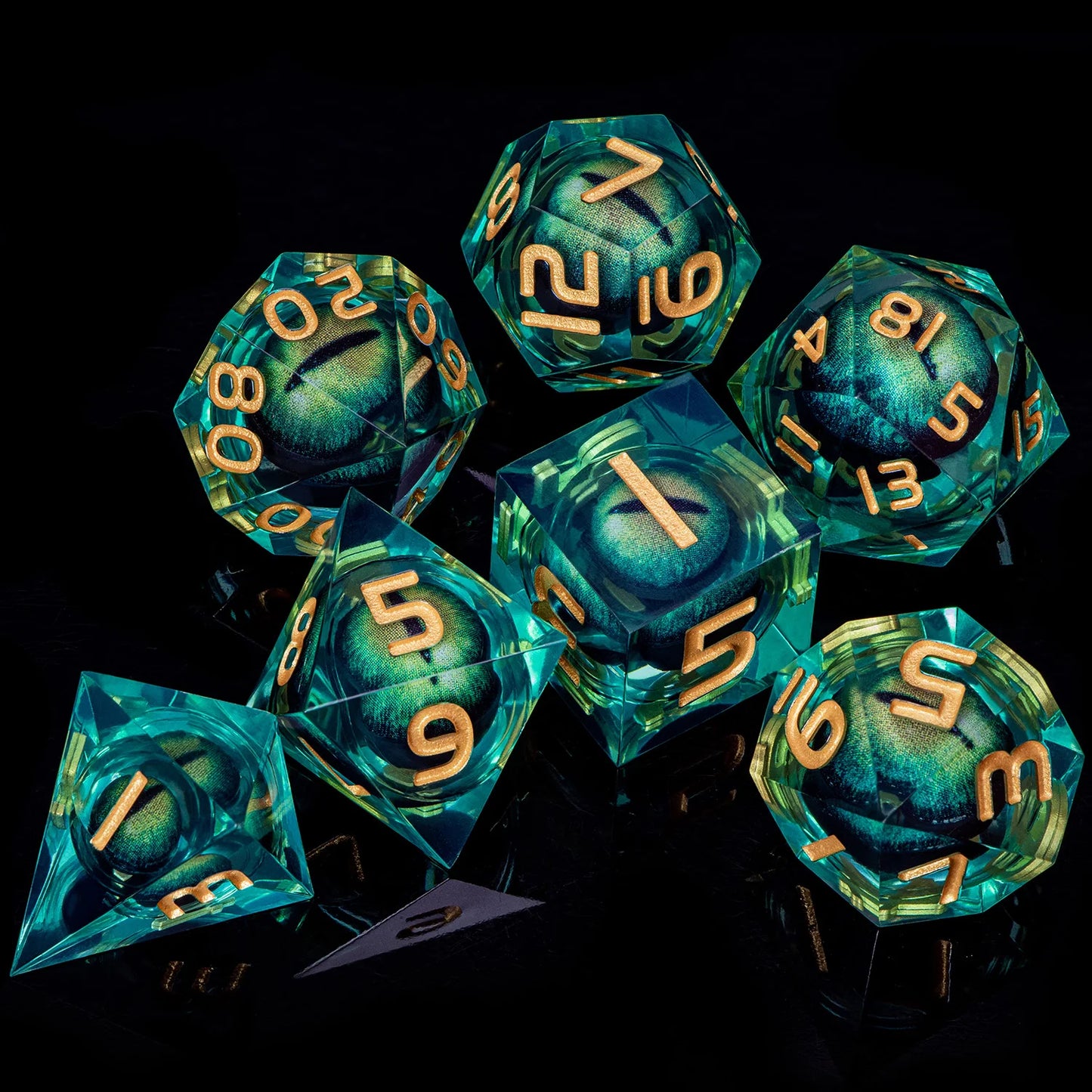 DnD D20 Liquid Eye/Ring/Sphere Dice Sets
