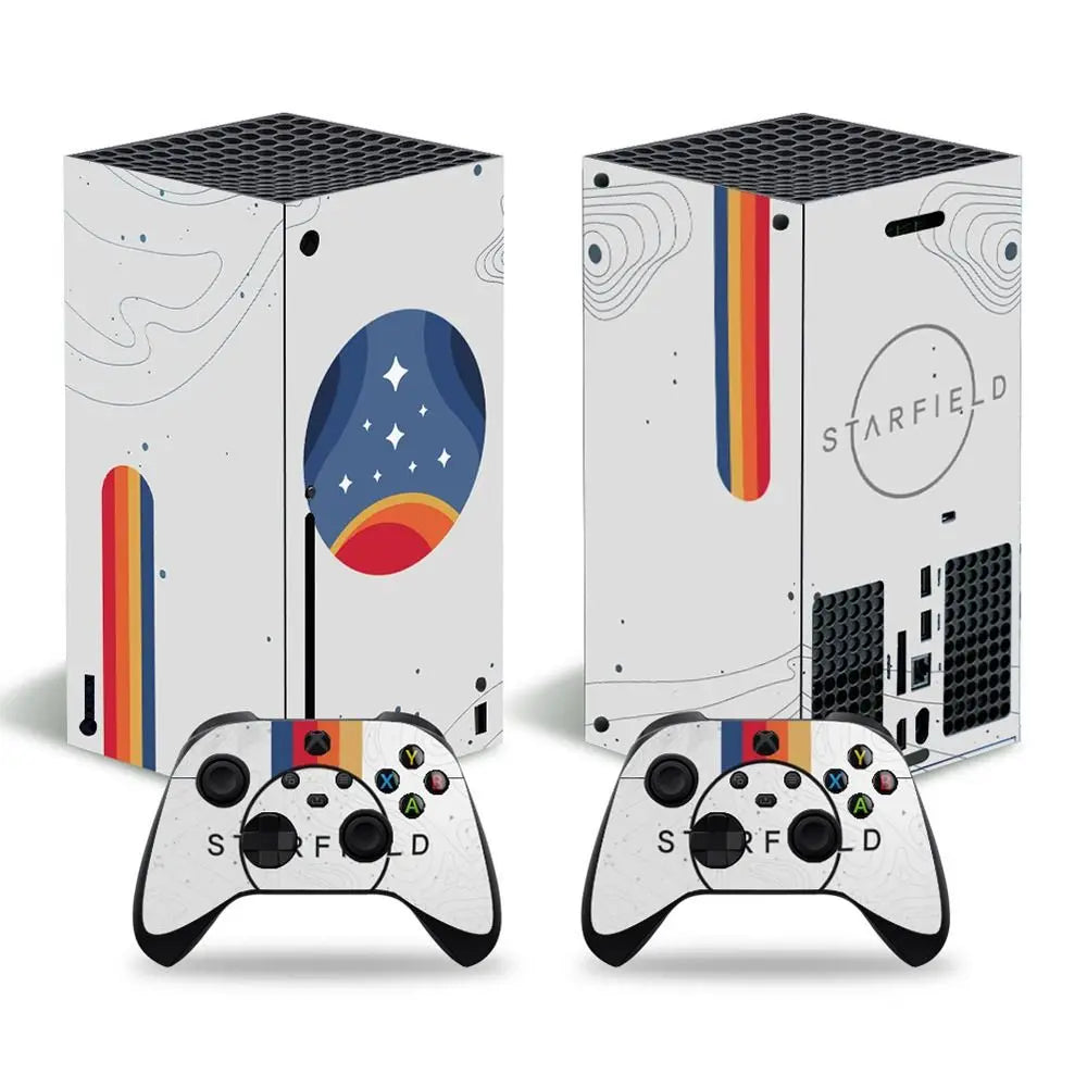 Starfield Custom Vinyl Decals for Series X Console & Controller