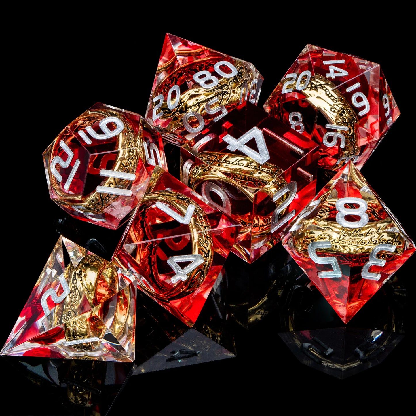 DnD D20 Liquid Eye/Ring/Sphere Dice Sets