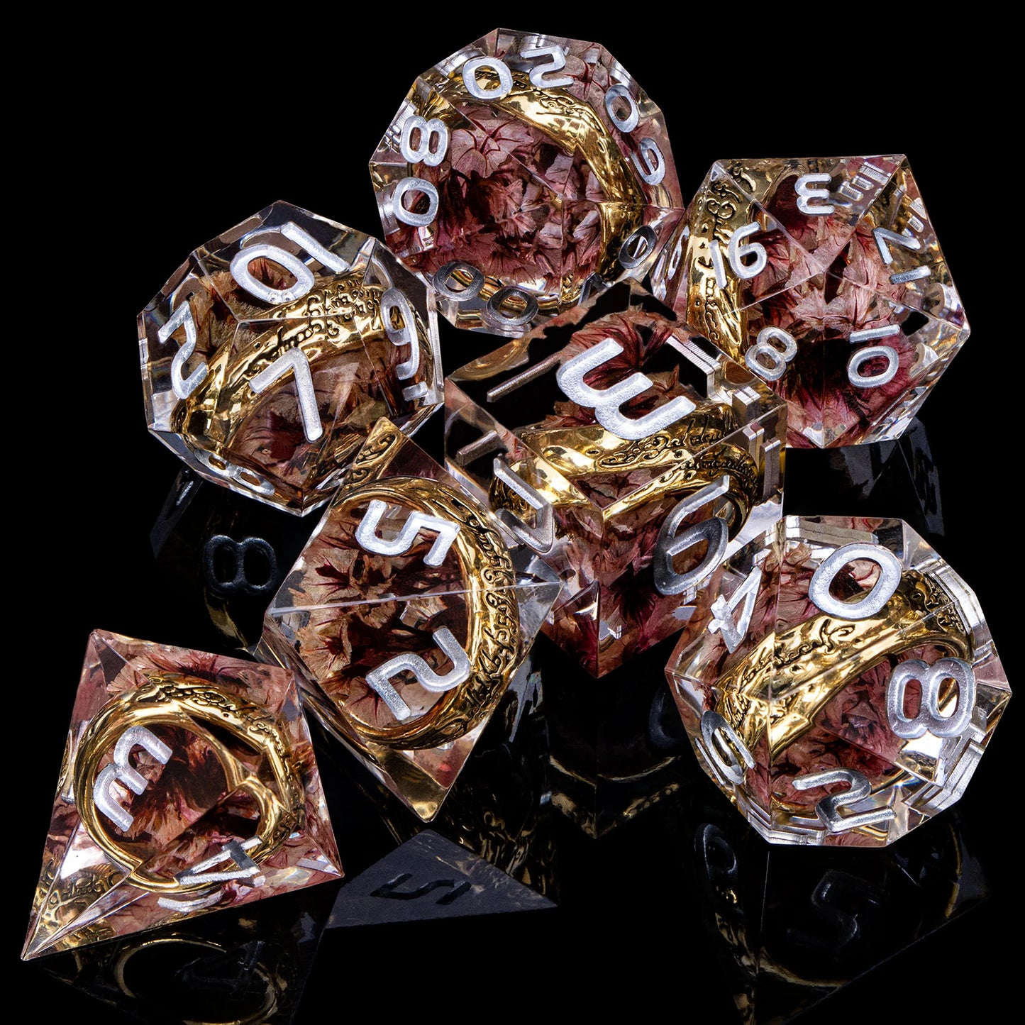 DnD D20 Liquid Eye/Ring/Sphere Dice Sets