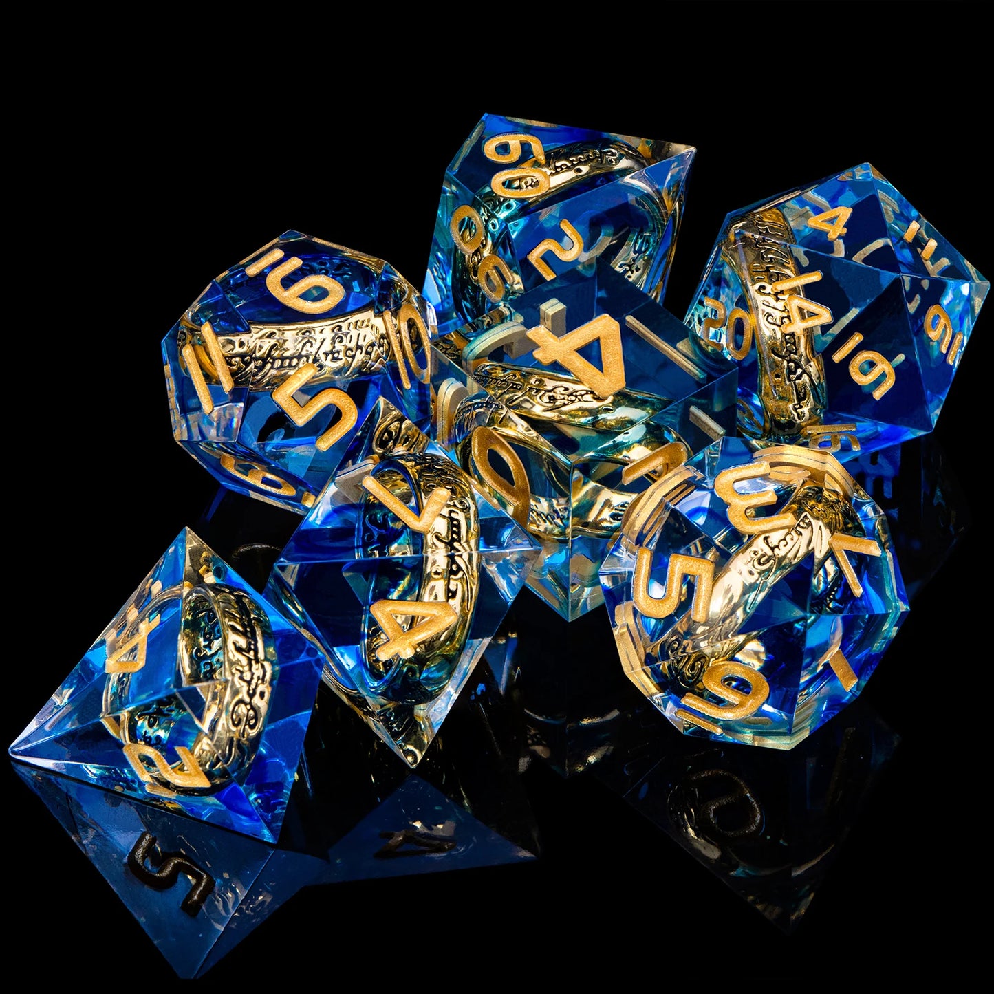 DnD D20 Liquid Eye/Ring/Sphere Dice Sets