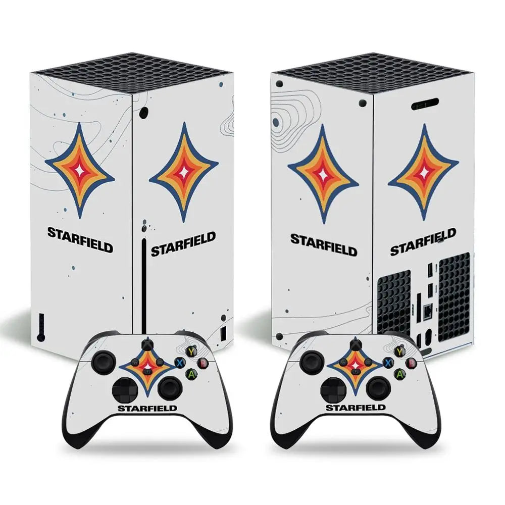 Starfield Custom Vinyl Decals for Series X Console & Controller