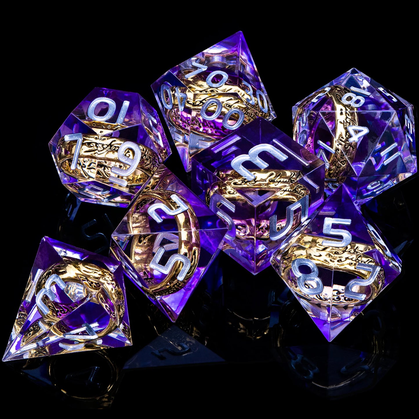 DnD D20 Liquid Eye/Ring/Sphere Dice Sets