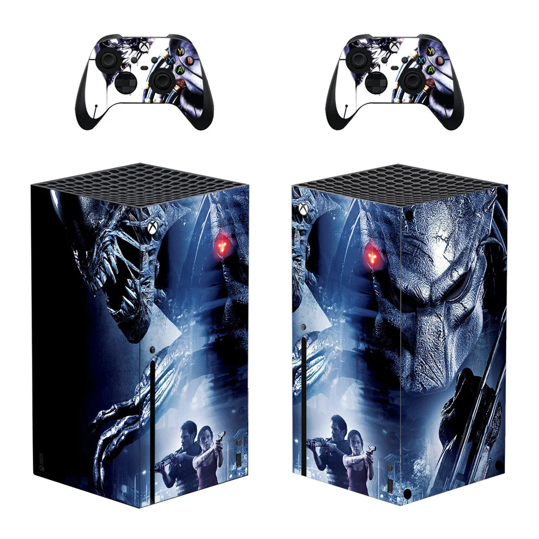 Alien/Predator Decals for Series X Console & Controller