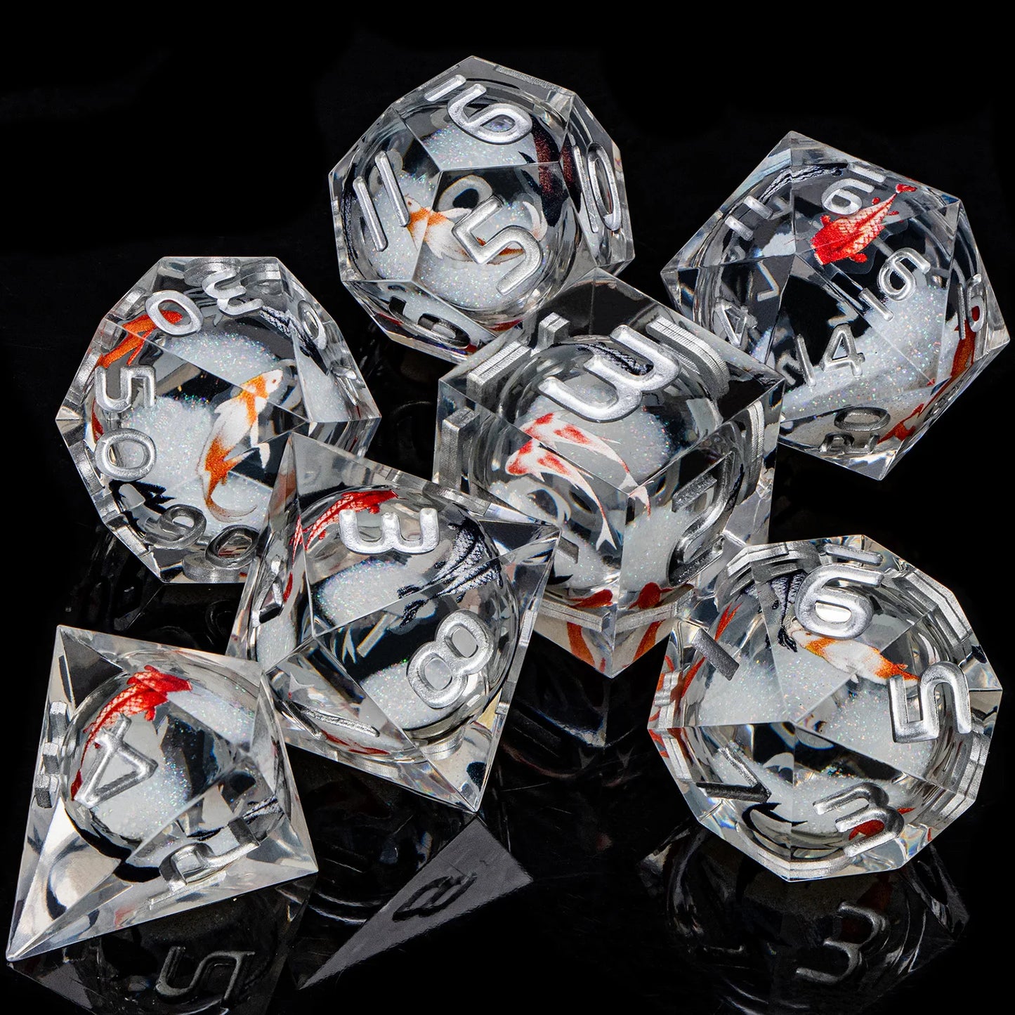 DnD D20 Liquid Eye/Ring/Sphere Dice Sets
