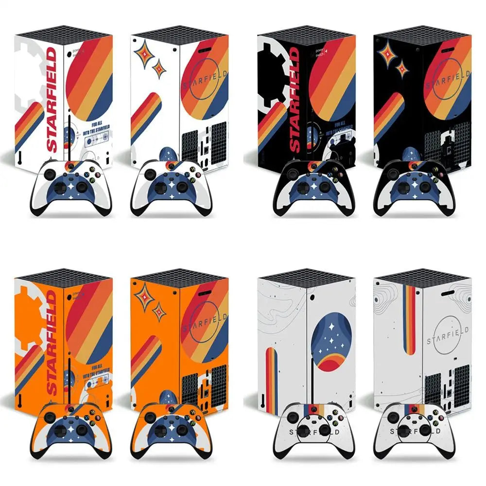 Starfield Custom Vinyl Decals for Series X Console & Controller