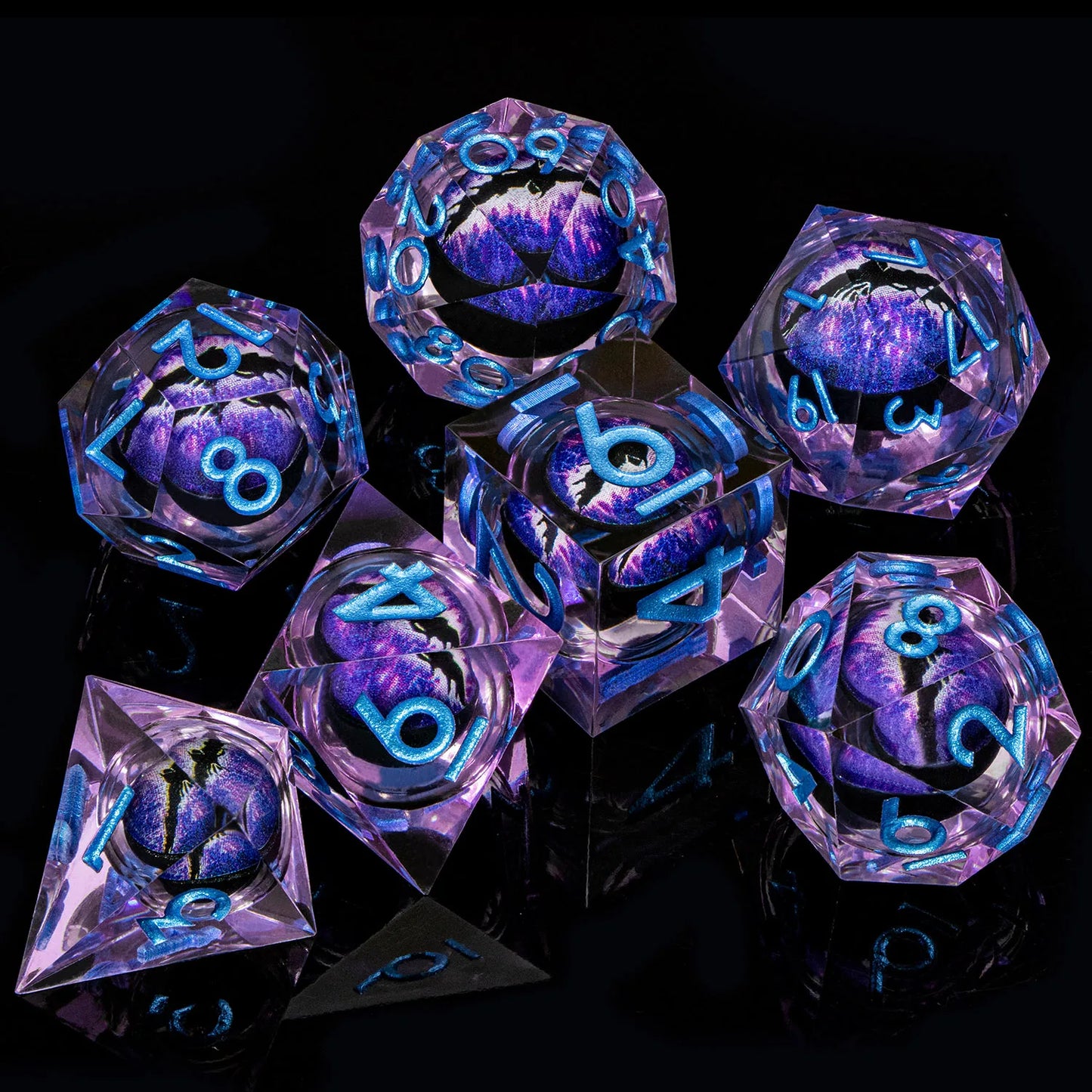 DnD D20 Liquid Eye/Ring/Sphere Dice Sets