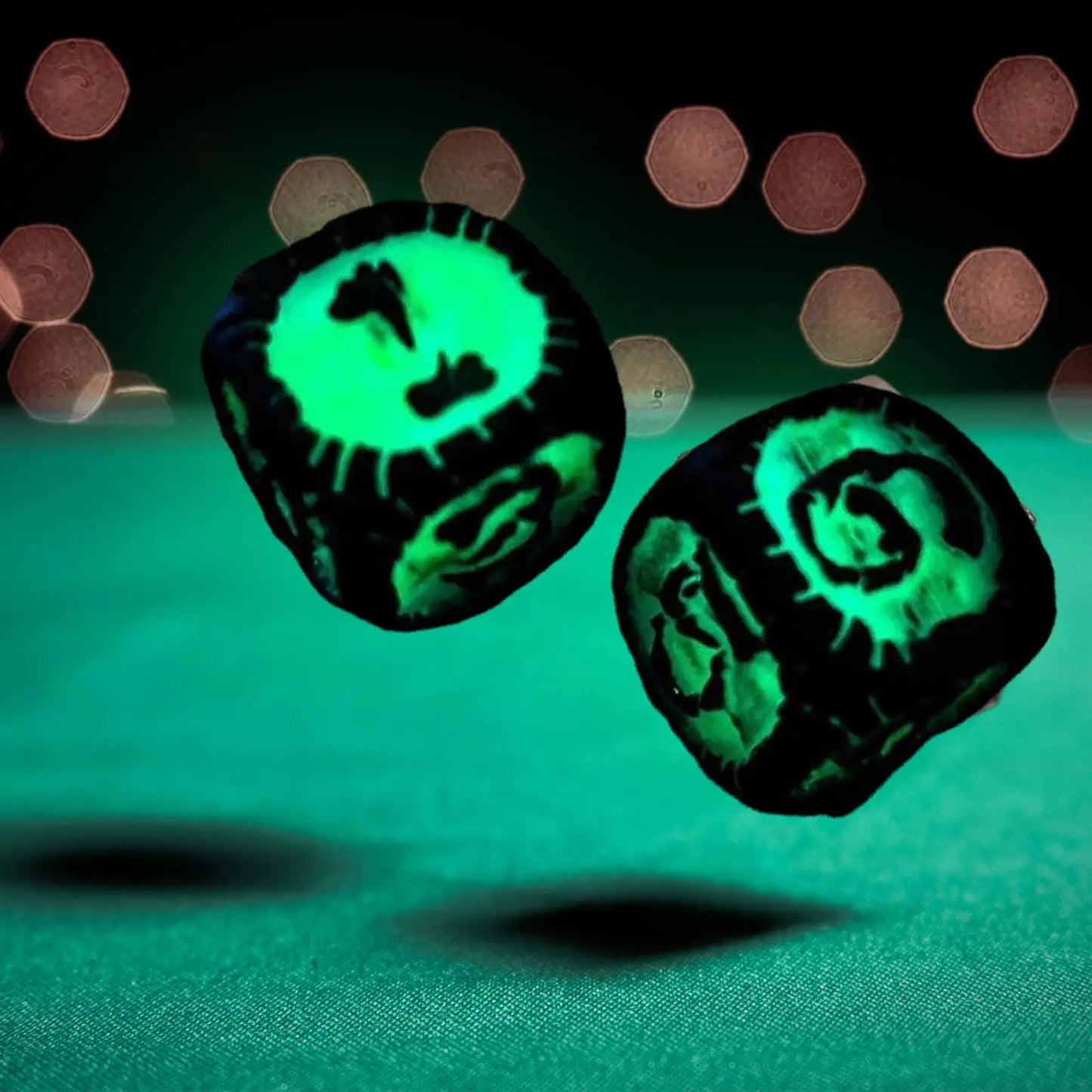D6 Retro Luminous D&D Dice Set