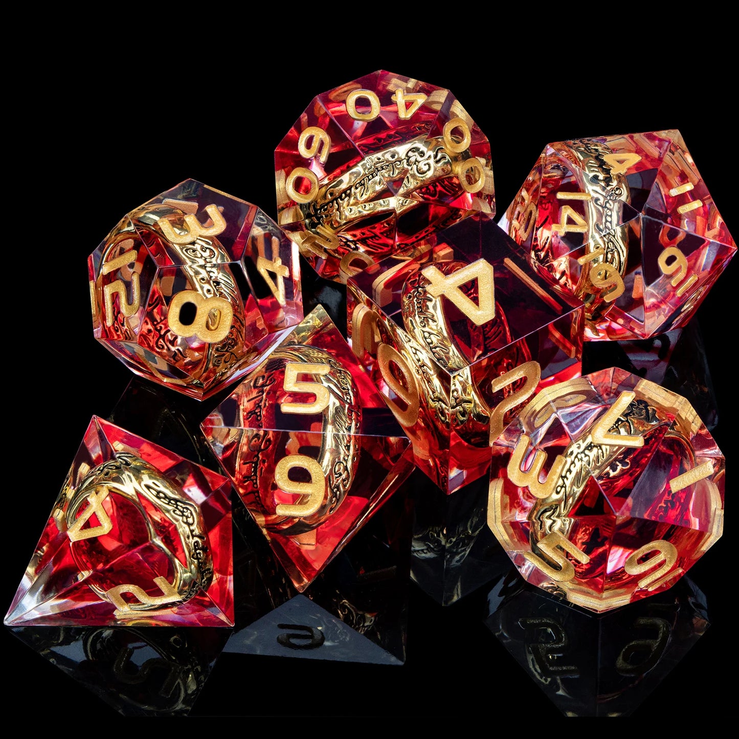 DnD D20 Liquid Eye/Ring/Sphere Dice Sets