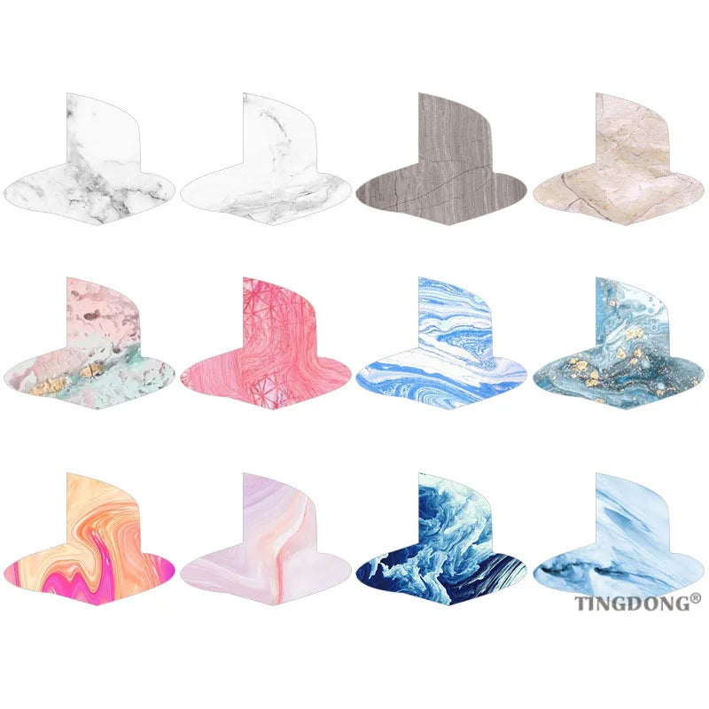 For PS5 Console Custom 12 PCS Vinyl Decal Skin Sticker For PS5 Glossy Logo Underlay For PS5 Disk Digital Version Accessories