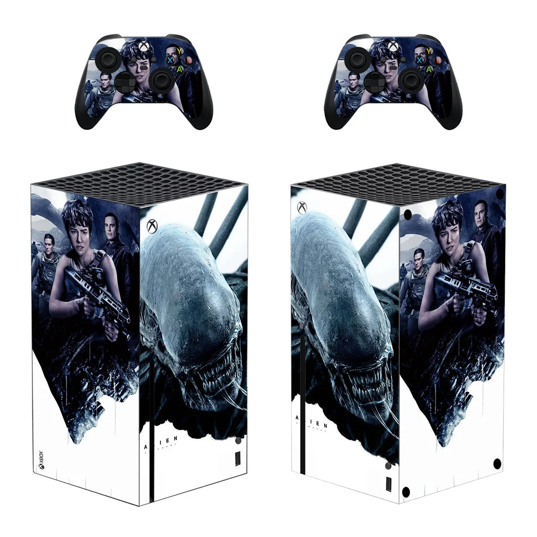 Alien/Predator Decals for Series X Console & Controller