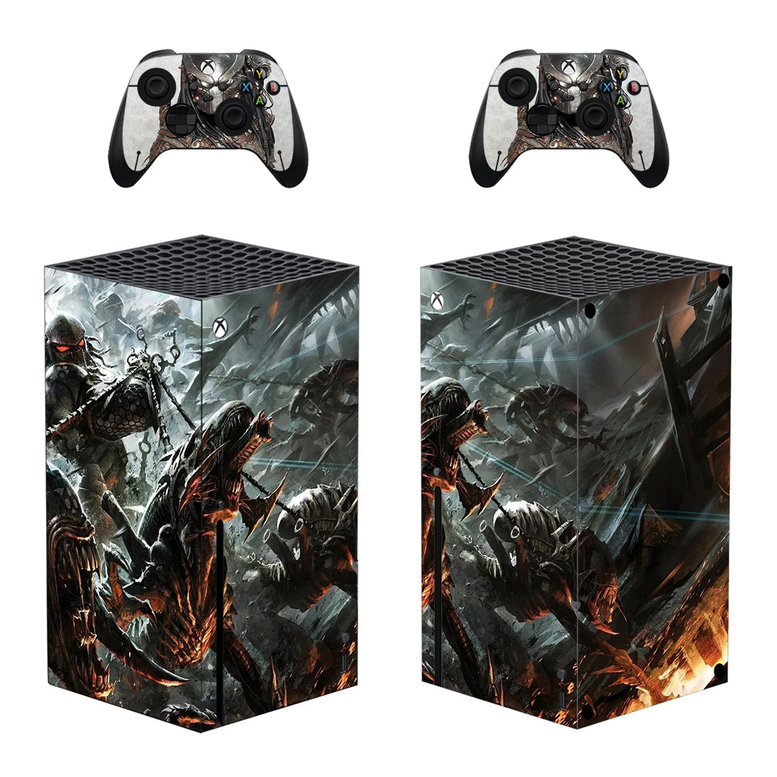 Alien/Predator Decals for Series X Console & Controller