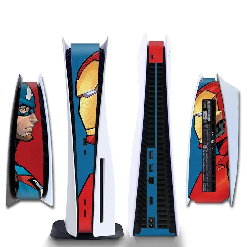 Marvel/Star Wars Middle Sticker for PS5 Console