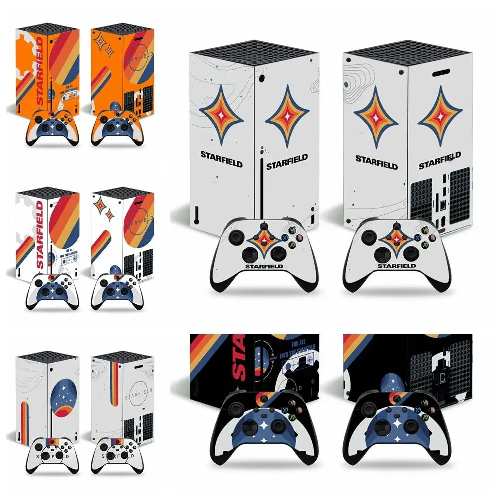 Starfield Custom Vinyl Decals for Series X Console & Controller