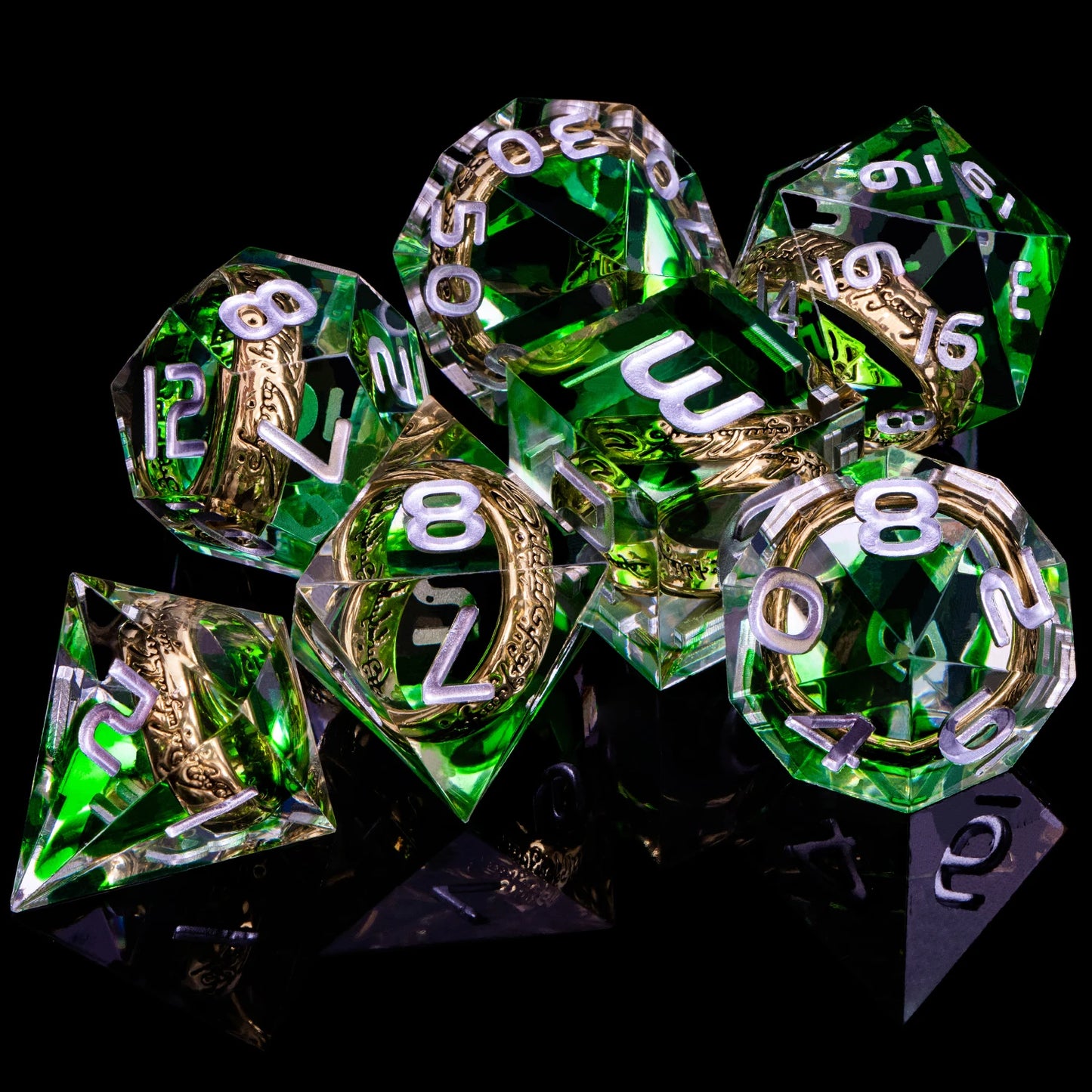 DnD D20 Liquid Eye/Ring/Sphere Dice Sets