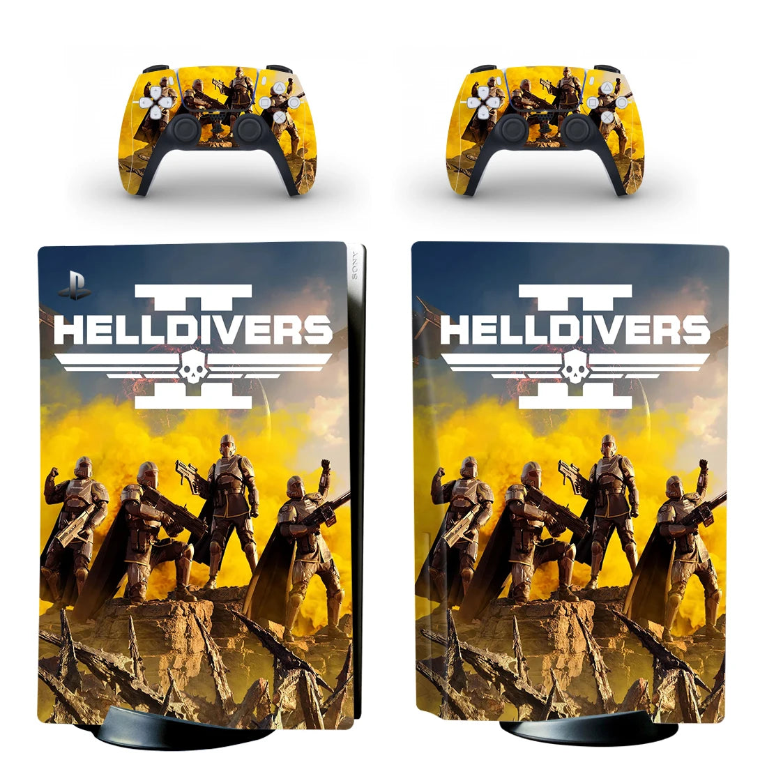 Helldivers II Decal Cover for PS5 Console & Controller