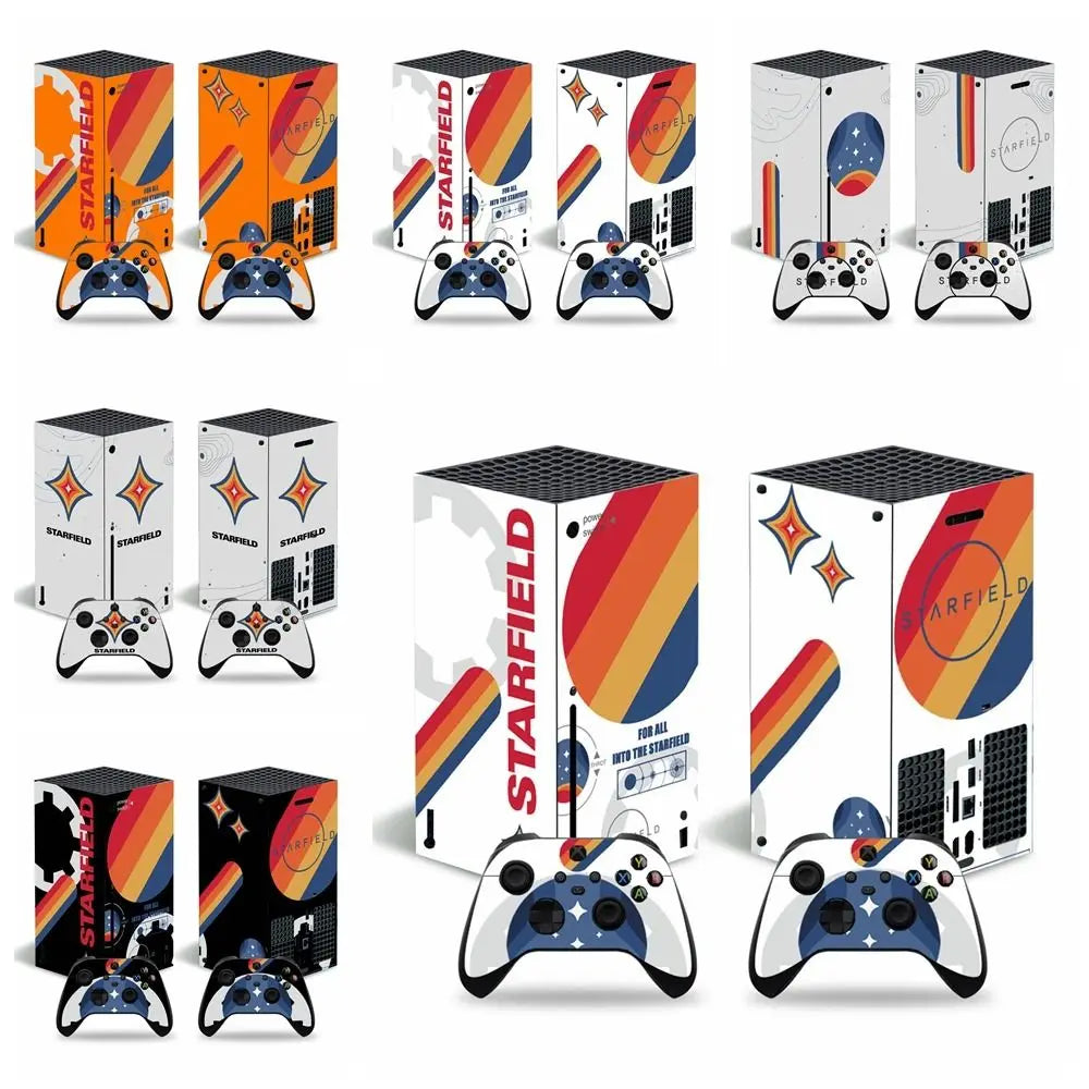 Starfield Custom Vinyl Decals for Series X Console & Controller
