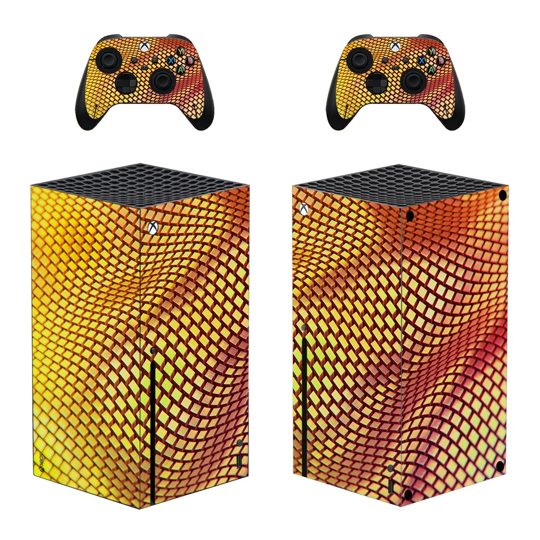 Golden Geometry Skin for Series X Console & Controller
