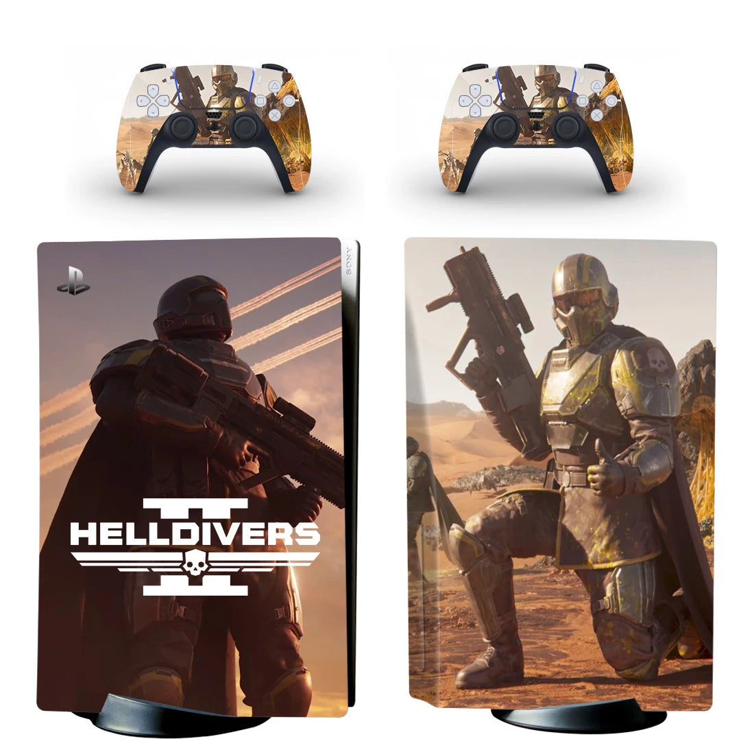 Helldivers II Decal Cover for PS5 Console & Controller