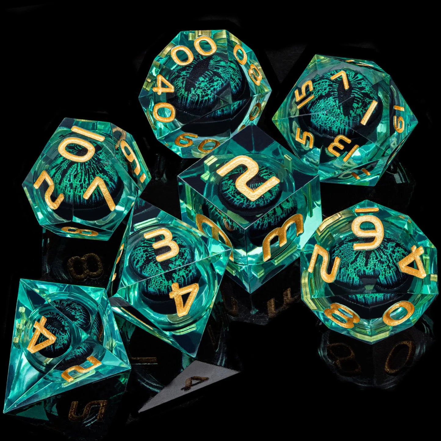 DnD D20 Liquid Eye/Ring/Sphere Dice Sets