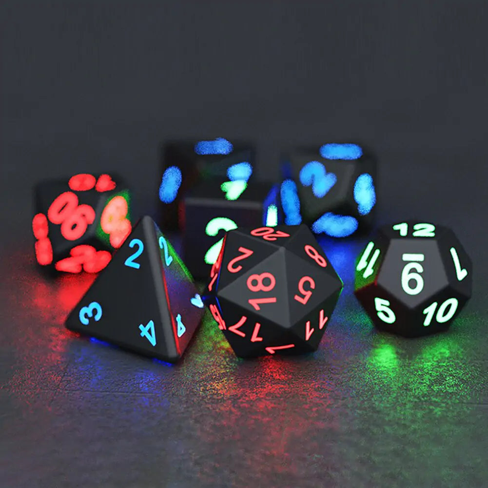 Electronic Luminous LED Dice Set Carrier