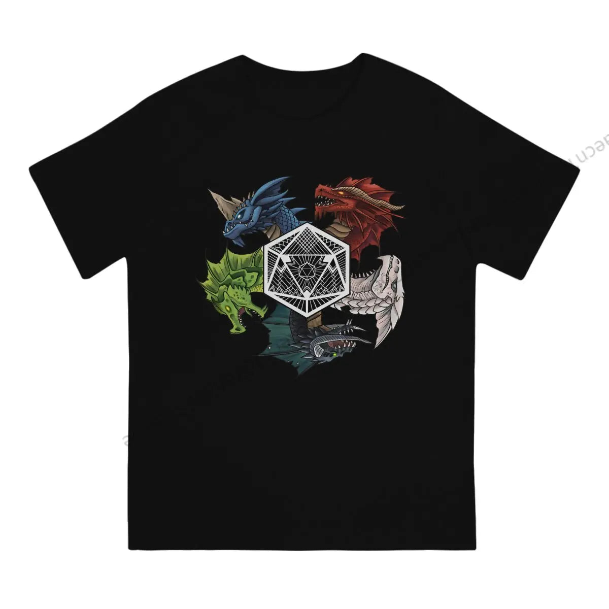 D&D Chromatic Dragons Cotton T-shirt