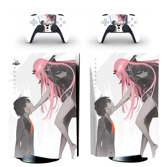 DARLING in the FRANXX Zero Two Skin for PS5 Console & Controller