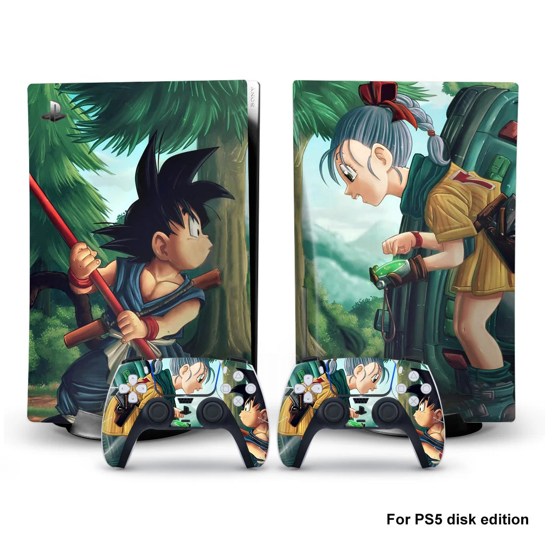 Dragon Ball Skins for PS5 Disk Console & Controller