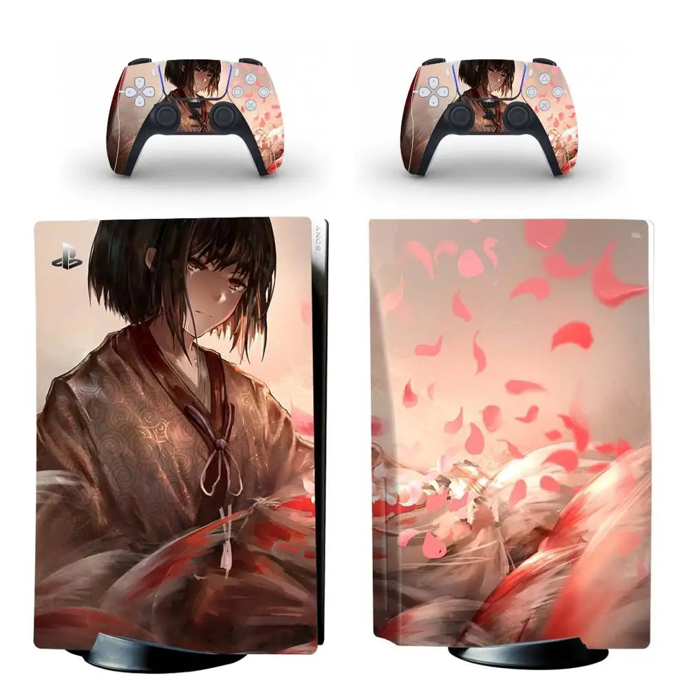 Sekiro Skin Decal for PS5 Disc Console & Controller