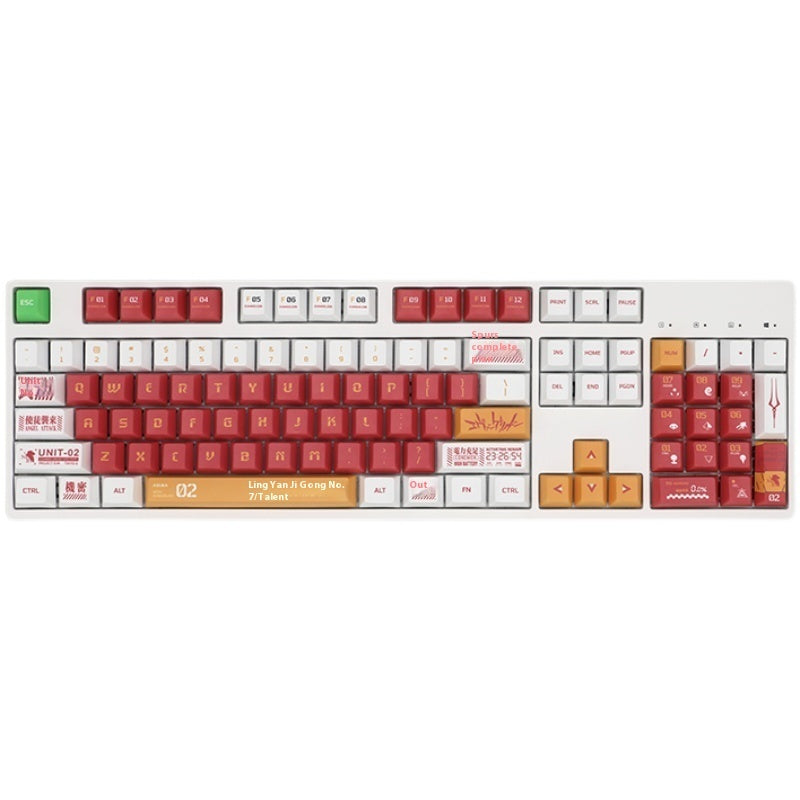 Evangelion Eva Unit Mechanical Keyboard Keycaps Set