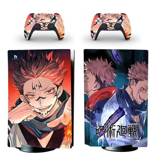 Jujutsu Kaisen Cast Skins for PS5 Console & Controller