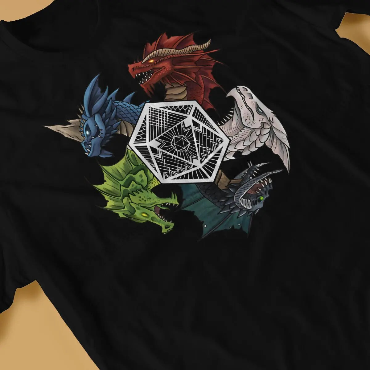 D&D Chromatic Dragons Cotton T-shirt