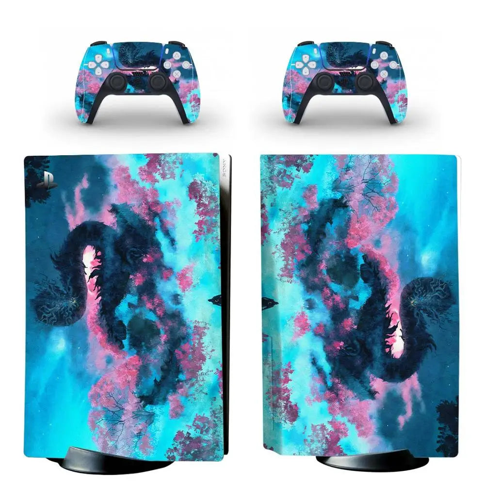 Sekiro Skin Decal for PS5 Disc Console & Controller