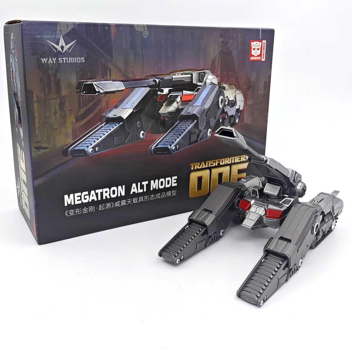 WAY STUDIO Transformers One Megatron D-16 Fianal from ALT MODE Tank Model Toy Action Figure