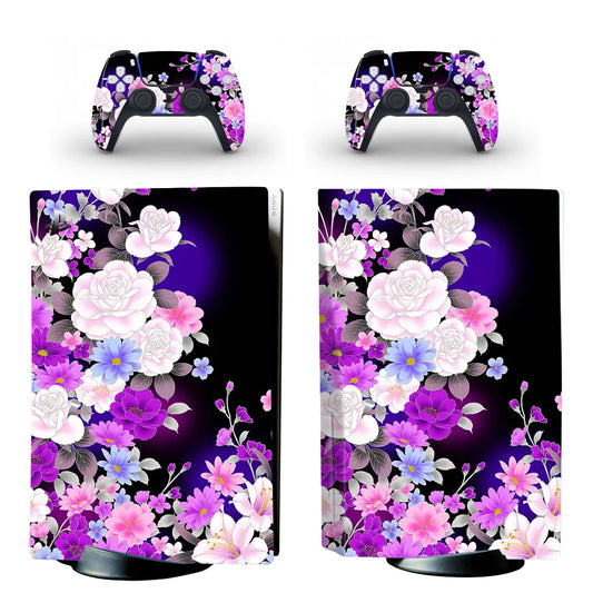 Floral Pattern Skin for PS5 Console & Controller