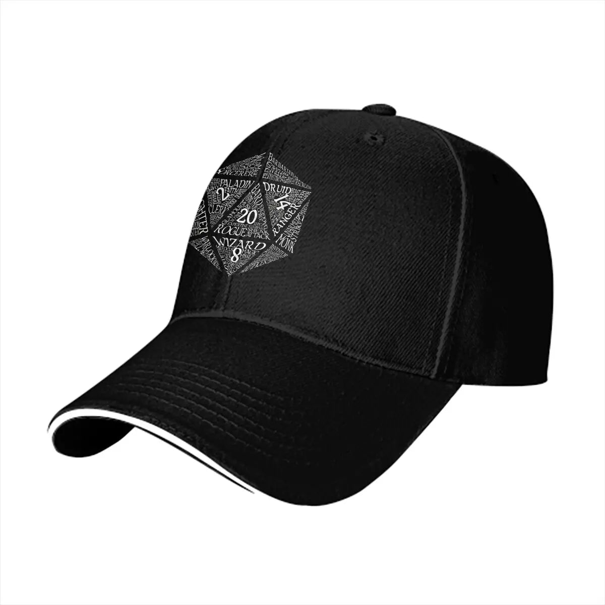 D&D D20 Critical Success Peaked Baseball Caps