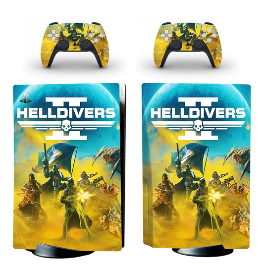 Helldivers II Decal Cover for PS5 Console & Controller