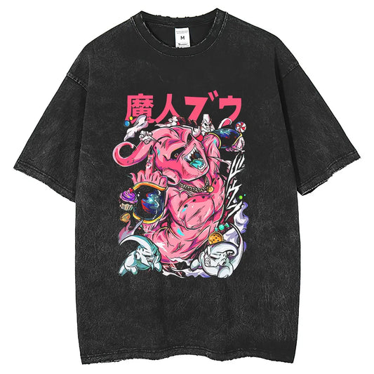 Dragon Ball Majin Buu Retro Cotton T-shirt