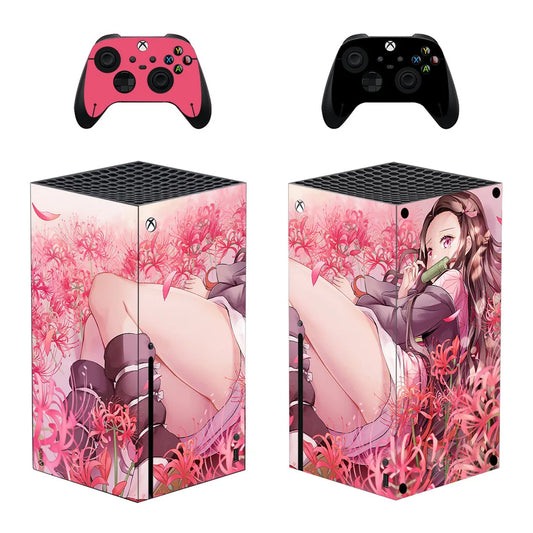 Demon Slayer Nezuko Skin for Series X Console & Controller