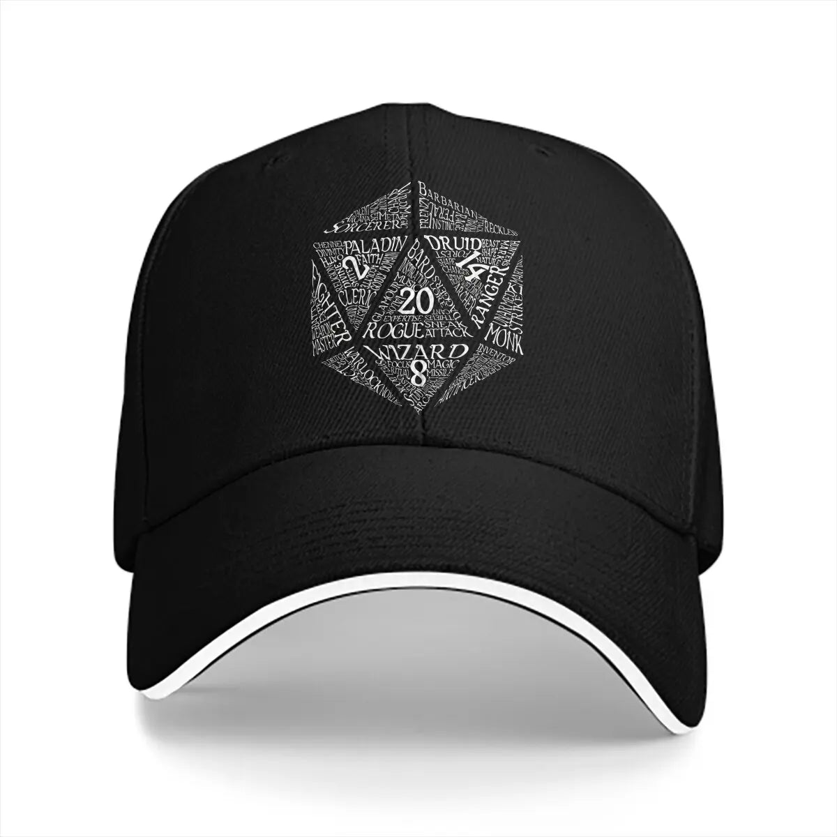 D&D D20 Critical Success Peaked Baseball Caps