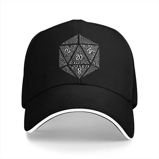 D&D D20 Critical Success Peaked Baseball Caps