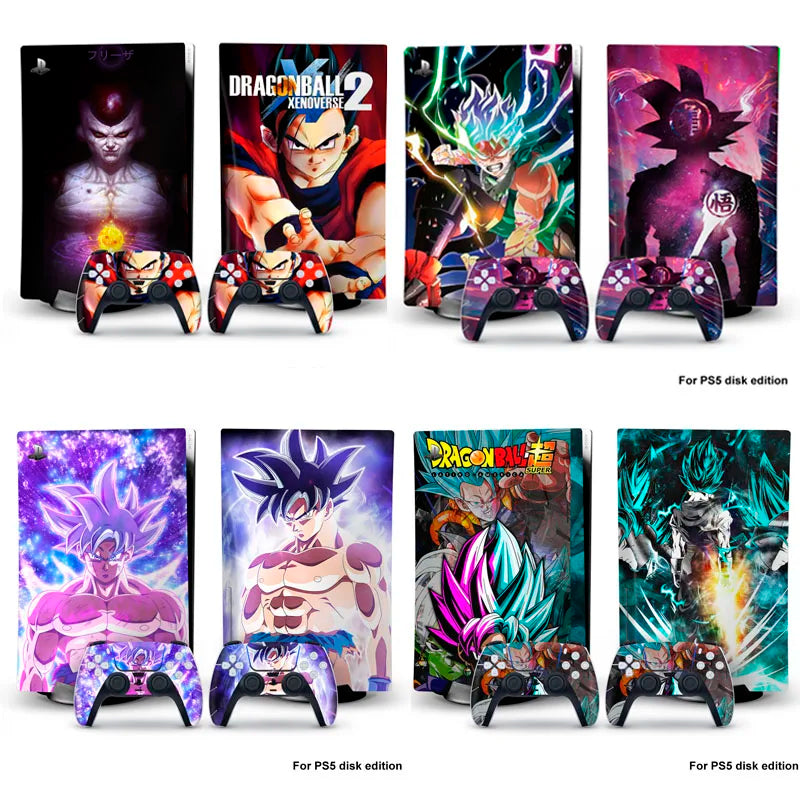 Dragon Ball Skins for PS5 Disk Console & Controller