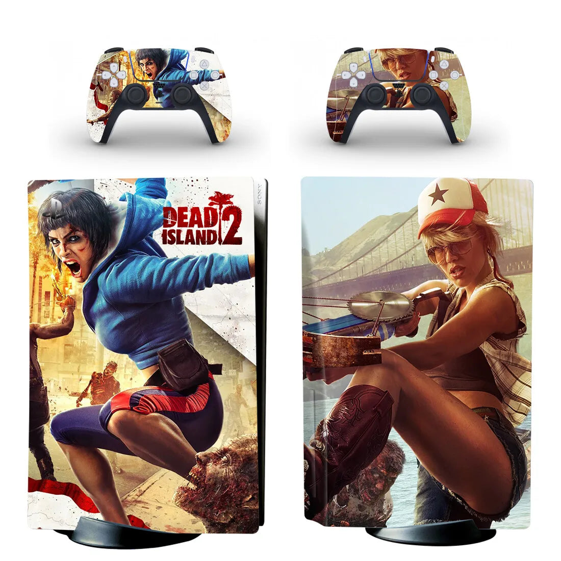 Dead Island 2 Decal for PS5 Disk Console & Controller