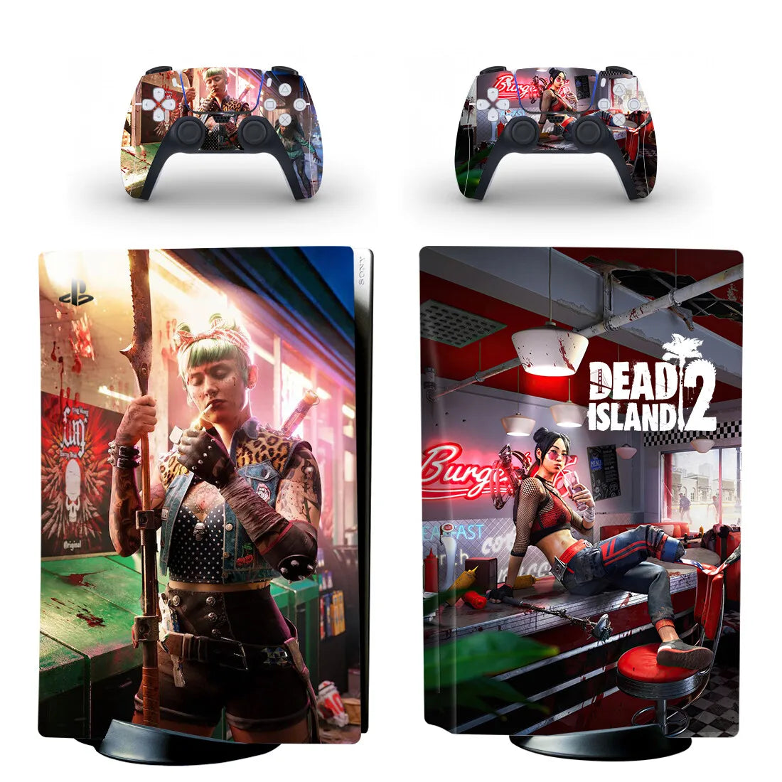 Dead Island 2 Decal for PS5 Disk Console & Controller