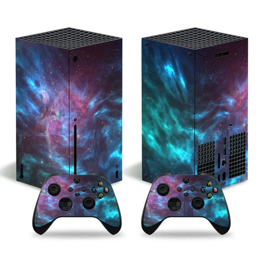 Galaxy Themed Skins for Series X Console & Controller